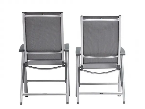 Cirrus Silver-Line polohovacie kreslo sivé