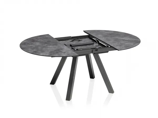 HPL rozťahovací stôl antracit 120-170 cm