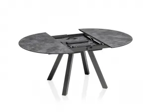 HPL rozťahovací stôl antracit 120-170 cm