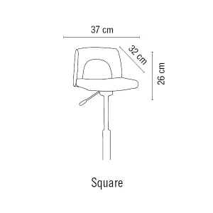 Stolička Sibel - Rollercoaster Classic - Square - medium 0200205