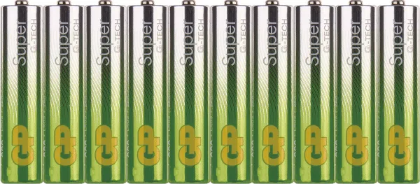 GP BATERIE GP Alkalická baterie SUPER AAA (LR03)- 10ks