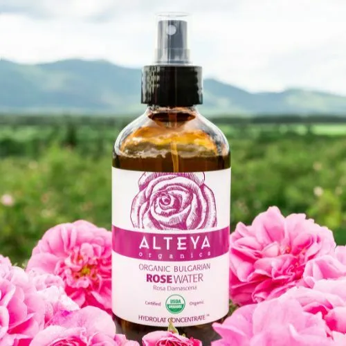 Ružová voda Alteya Organics v skle 240 ml