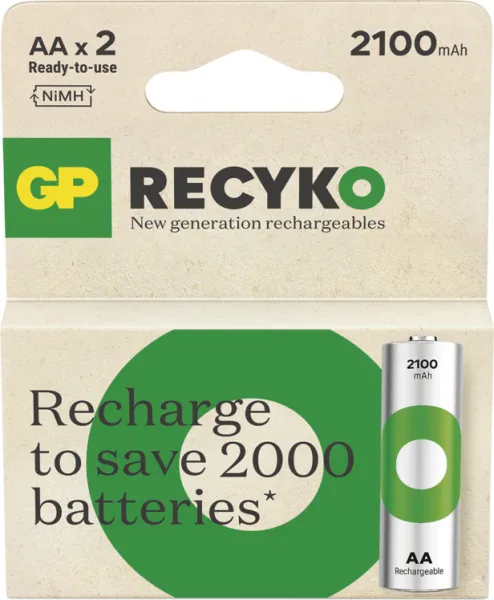 GP BATERIE GP Nabíjecí bat. ReCyko 2100 AA (HR6) - 2ks