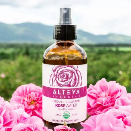 Ružová voda Alteya Organics v skle 240 ml