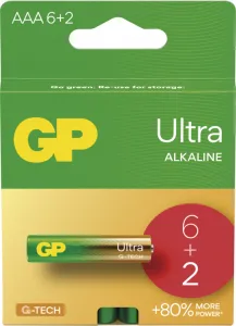 GP BATERIE GP Alkalická baterie ULTRA AAA (LR03)- 8ks