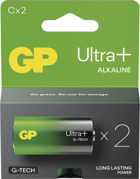 GP BATERIE GP Alkalická baterie ULTRA PLUS C (LR14) - 2ks