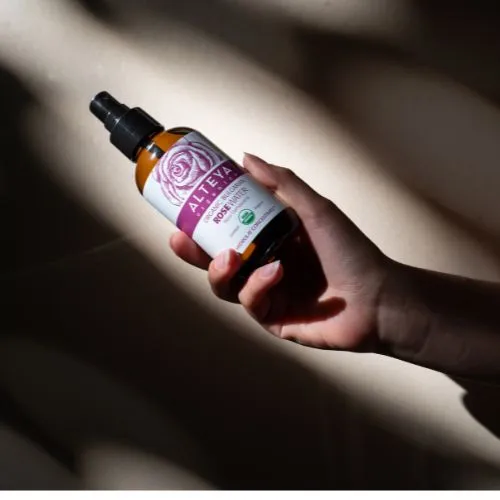 Ružová voda Alteya Organics v skle 120 ml