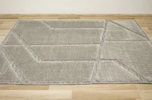 Koberec Shaggy Lula Soft IM89A geometrický / trojuholníky, sivý