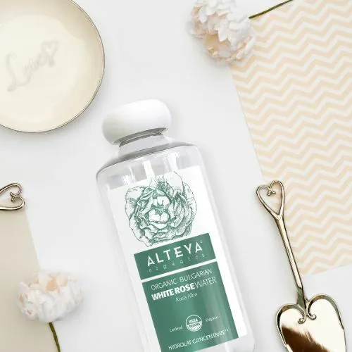 Ružová voda z bielej ruže Alteya Organics 500 ml