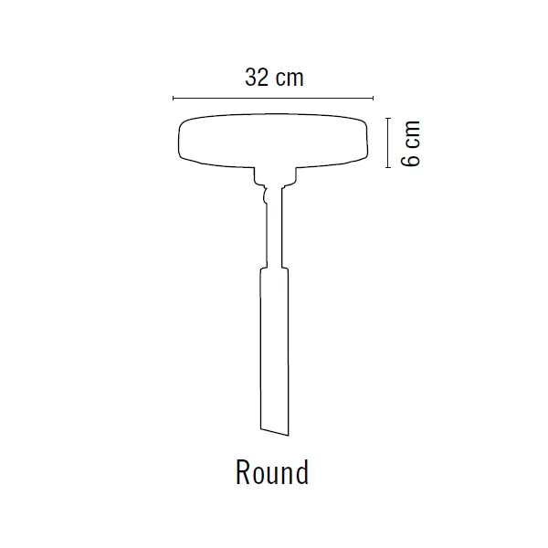Stolička Sibel - Rollercoaster Classic - Round - medium 0200201