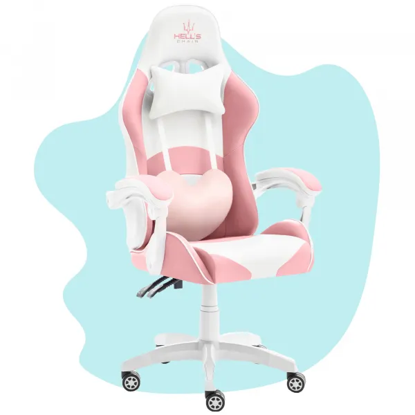 Hell´s chair Stolička Hell's Chair KIDS Rainbow PINK-WHITE