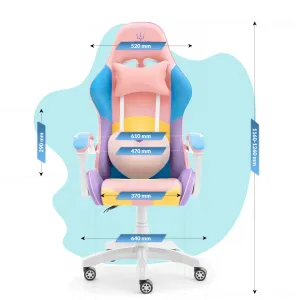 Hell´s chair Stolička Hell's Chair KIDS Rainbow COLORFUL