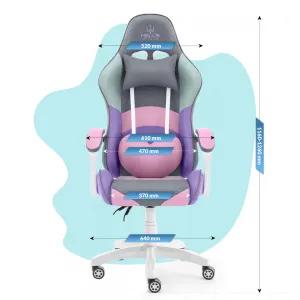Hell´s chair Stolička Hell's Chair KIDS Rainbow GREY MESH