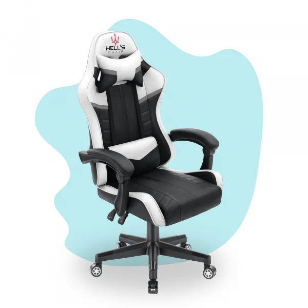 Hell´s chair Stolička Hell's Chair HC-1004 KIDS WHITE-BLACK-GREY