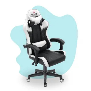 Hell´s chair Stolička Hell's Chair HC-1004 KIDS WHITE-BLACK-GREY