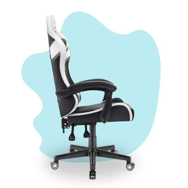 Hell´s chair Stolička Hell's Chair HC-1004 KIDS WHITE-BLACK-GREY