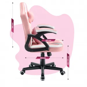 Hell´s chair Stolička Hell's Chair HC-1001 KIDS PINK-WHITE