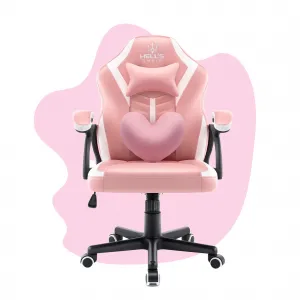 Hell´s chair Stolička Hell's Chair HC-1001 KIDS PINK-WHITE