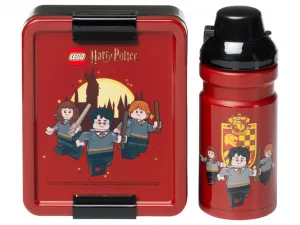 LEGO STORAGE - Harry Potter desiatový set (fľaša a box) - Nebelvír