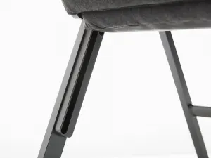 Diamond polohovacie kreslo antracit