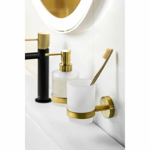 SAPHO - X-ROUND GOLD sklenka, mléčné sklo, zlato mat XR903GB
