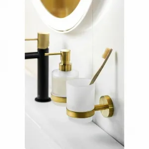 SAPHO - X-ROUND GOLD sklenka, mléčné sklo, zlato mat XR903GB