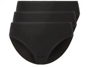 esmara® Dámske nohavičky, 3 kusy (XL (48/50), čierna)