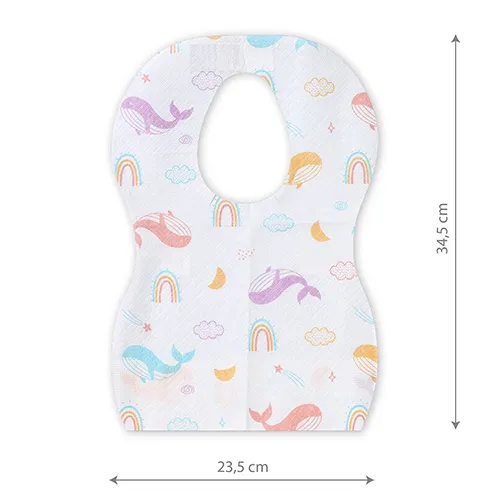 BABYONO - Podbradníky jednorazové 10ks,  6m+