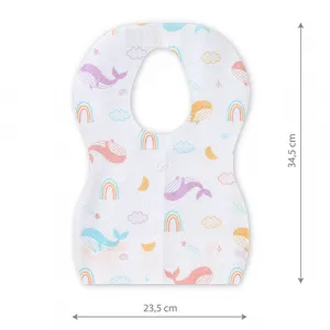 BABYONO - Podbradníky jednorazové 10ks,  6m+