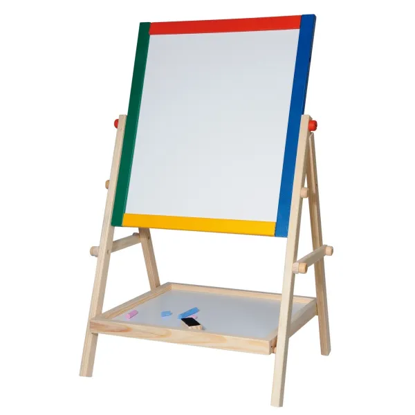 WOODY - Tabuľa-natur rám s poličkou, 65cm