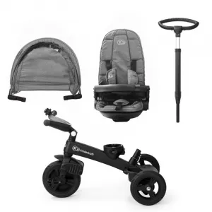 Trojkolka Kinderkraft Easytwist Platinum Grey Premium