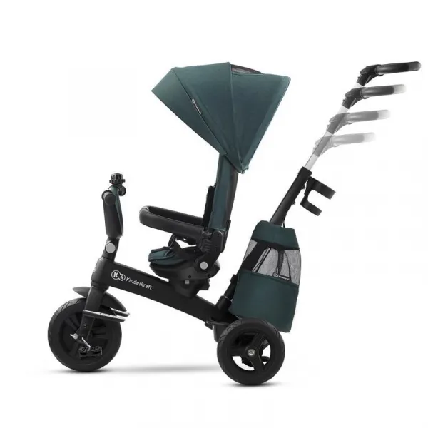 Trojkolka Kinderkraft Easytwist Platinum Grey Premium