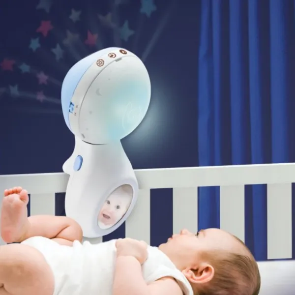 Infantino Hudobný kolotoč s projekciou 3v1 modrý