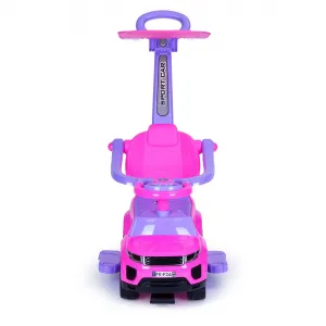 Hračkárske autíčko Rider Walker Pusher 3v1, ružové