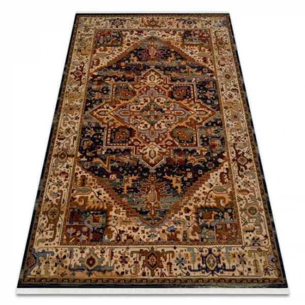 Koberec KESHAN Ornament, strapce 2886/53511 béžový / granátový