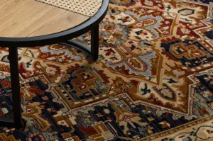 Koberec KESHAN Ornament, strapce 2886/53511 béžový / granátový