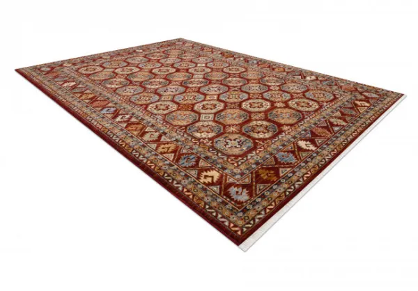 Koberec KESHAN Ornament, strapce 7874/53588 bordový