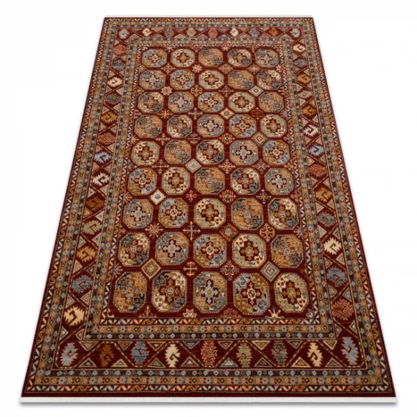 Koberec KESHAN Ornament, strapce 7874/53588 bordový