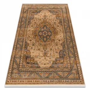 Koberec KESHAN Ornament, strapce 8995/53565 béžový / modrý