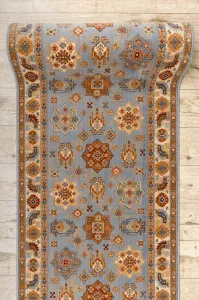 Behúň KESHAN 7683/53544 rám / orientálny, modrý / béžový