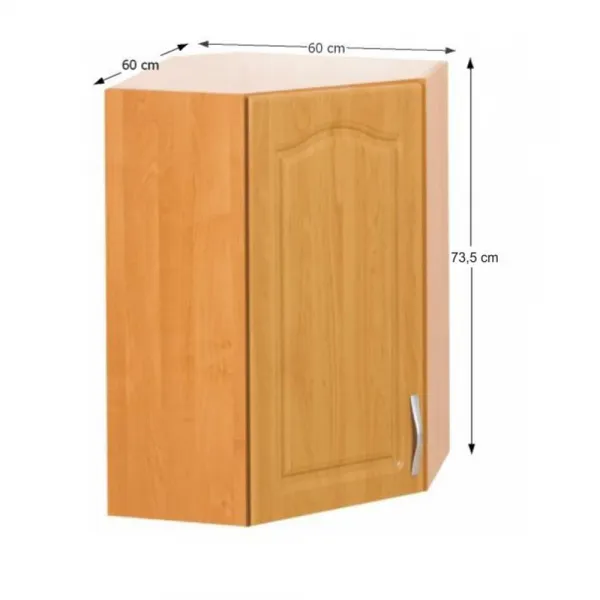 Horná skrinka rohová LORA MDF NEW KLASIK W60/60 Tempo Kondela L´avé