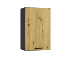 Artstolk Rohová kuchynská linka ANIKA C | 200-260 cm dub artisan/grafit Prevedenie: s pracovnou doskou