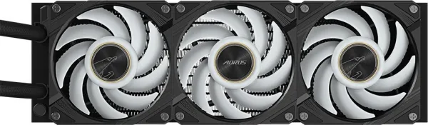 GIGABYTE vodní chladič AORUS WATERFORCE X II 360, 120mm ARGB, LCD displej
