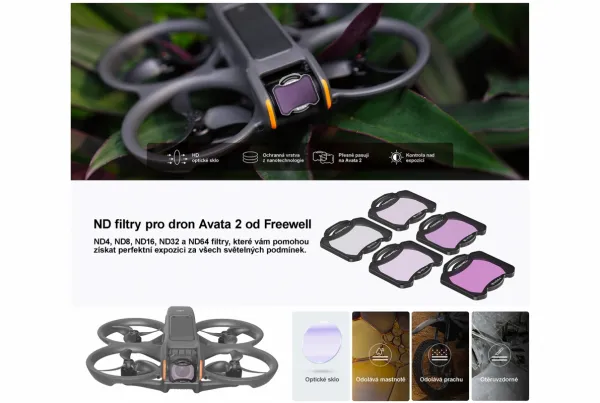 Freewell ND32 Filter for DJI Avata 2 FW-DAV2-ND32