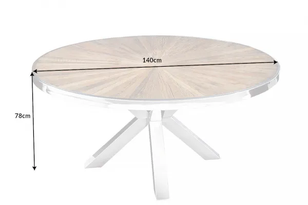 Jedálenský stôl IDAIA Dekorhome 120 cm