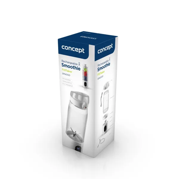 Concept SM4000 dobíjací smoothie FitMaker, biela