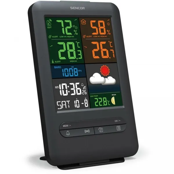 SENCOR 7300 meteostanica s bezdrôtovým snímačom