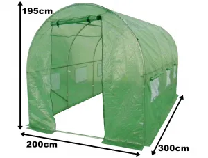 Kryt pre fóliový tunelový záhradný skleník 2x3 m