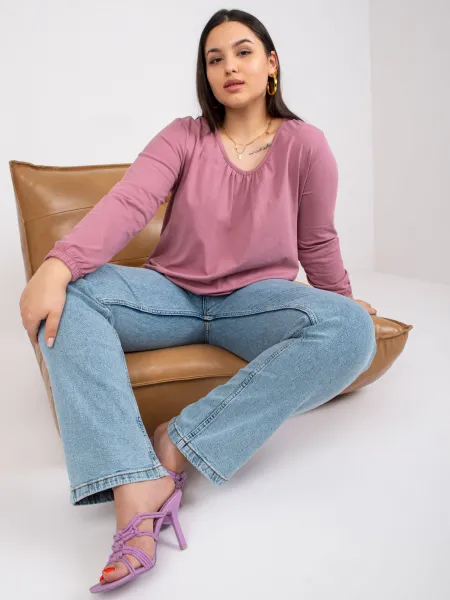 Blouse-RV-BZ-6332.53P-dark pink