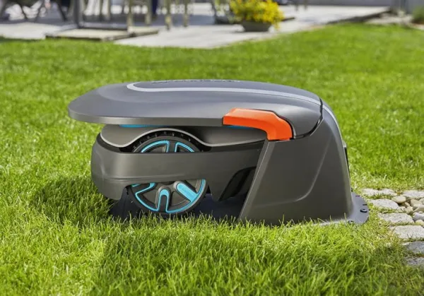 Domček pre robotické kosačky Gardena City a life